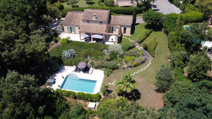 Villa Valbonne (12km Cannes) te huur - 6p - prive zwembad