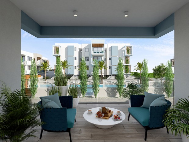 Cyprus Moderne appartementen met zwembad te koop