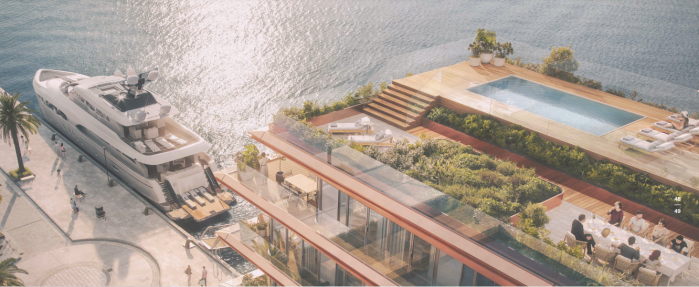 Luxe penthouse aan het water met zwembad