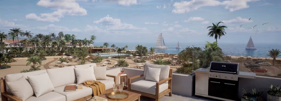 Direct aan zee woningen in Vera Almeria